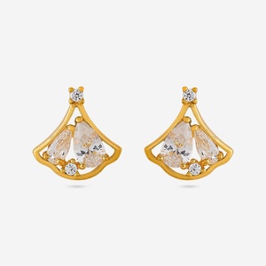 92.5 Sterling <b>Silver</b> <b>Stud</b> <b>Earrings</b> for Wedding Party Engagement Gifts-Number Pattern - Product Image 1