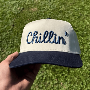 Casquette de baseball personnalisée avec logo brodé en 3D, beige marine, 6 panneaux, sergé, unisexe, décontractée, printemps-été, adulte, fabriquée au Vietnam - Product Image 3