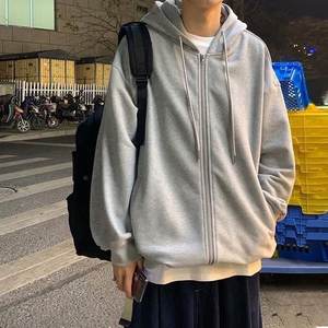 Sudadera con Capucha Unisex, Estilo Holgado, Gruesa, con Cremallera, Diseño Personalizado, Sudadera Extra Grande de Algodón Reversible con Cremallera - Product Image 5