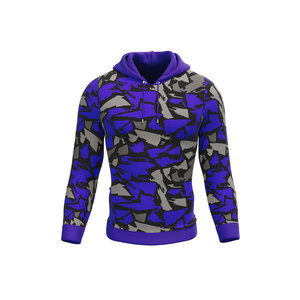 Sweat-shirt grande taille 380gsm pour hommes pull à capuche personnalisé de haute qualité polaire d'hiver épaisse surdimensionnée support ample tricoté - Product Image 1