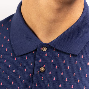 Camiseta de polo de poliéster con logotipo bordado personalizado para hombre, camiseta de manga corta antiarrugas de punto liso, camiseta en blanco con servicio OEM - Product Image 2