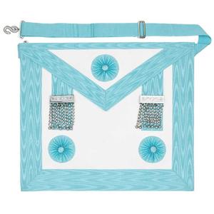 ฟรีเมสันสำหรับงานหัตถกรรมผ้ากันเปื้อนช่างทำมือปักหนังด้วยริบบิ้นครอสติชและเย็บปักถักร้อยเครื่องราชกกุธภัณฑ์ช่างก่ออิฐ - Product Image 4