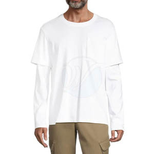 2024เสื้อยืดสองชั้นของผู้ชายขายดีที่สุดผู้ผลิตมืออาชีพดีไซน์ใหม่ - Product Image 1