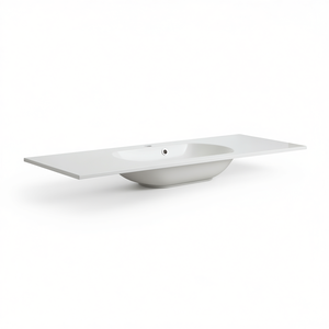 Baignoire moderne en acrylique de 120 cm de conception italienne avec console en résine par Koricini pour la maison - Product Image 3