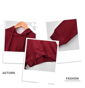 Sudadera con capucha recortada de gran tamaño de algodón pesado de lana lisa con diamantes de imitación de invierno de alta calidad de fabricante pakistaní - Product Image 6