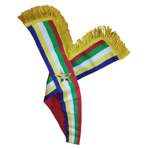 Faja bordada hecha a mano de alta calidad, fajas bordadas tácticas para uniforme, Masonic Regalia Craft Master Ronpex - Product Image 4