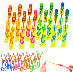 ของเล่นจรวดหนังสติ๊กสำหรับเด็ก-แดง/เขียว/น้ำเงิน7x4x20cm - Product Image 1