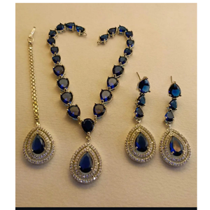 TRAVAIL DE PIERRE ARGENT DORÉ ÉLÉGANTE TRAVAIL AMÉRICAIN DE DIAMANTS BIJOUX ARTIFICAUX PAKISTANI BIJOUX TRADITIONNELS SERVICE OEM ODM - Product Image 3