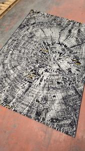 Tapis de salle de bain rectangulaire antidérapant en flanelle turque Adiva avec poils moyens, épaisseur moyenne et support en jute - Product Image 3