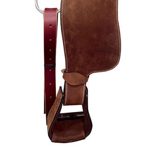 Wholesale Equestrian <b>Horse</b> Trail Saddle Argentina Cowhide Suede Leather Western Training Saddle Customizable Sizes Direct - Product Image 2
