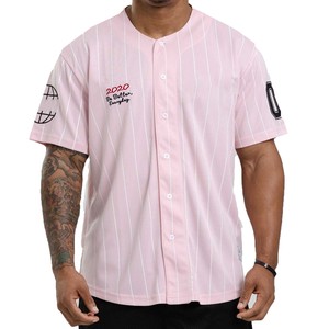 เสื้อเบสบอลซอฟต์บอลผู้ชายแบบใหม่ สไตล์สั่งทำพิเศษ สีขาว เสื้อเบสบอลเยาวชนทรงเข้ารูป เสื้อเบสบอลแบบสั่งทำพิเศษด้วยเทคนิคการพิมพ์แบบระเหิดสี สำหรับทีม - Product Image 1