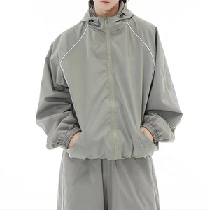 2024 Crazy Maker Streetwearชุดวิ่งออกกําลังกายUnisex 2 ชิ้นชุดฟิตเนสเหงื่อชุดไนลอนWindbreakerชุด - Product Image 3