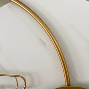 Art mural de luxe en métal rond doré et noir pour cadeaux de mariage, décoration murale en fer décorative artisanale pour salon et couloir - Product Image 5