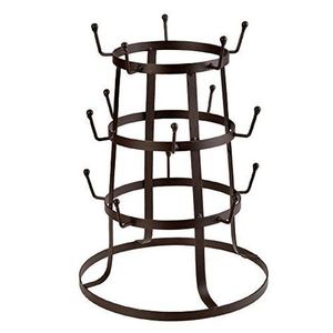 Support de tasse en métal robuste et élégant pour organiser des tasses et des tasses à thé avec une finition de qualité supérieure et une base protectrice antidérapante - Product Image 6
