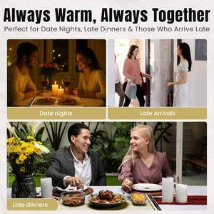Custom 120*38*0.7cm X4 New <b>Silicone</b> Smart Food Heating Warmer Warming <b>Mat</b> Pad for Home Dining Table - Product Image 5