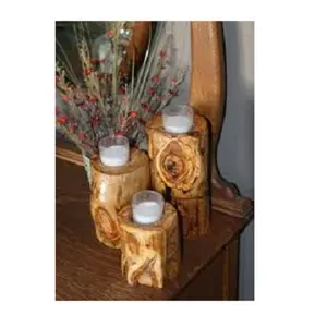 定制尺寸低价木质烛台家用和婚礼香味烛台订阅盒