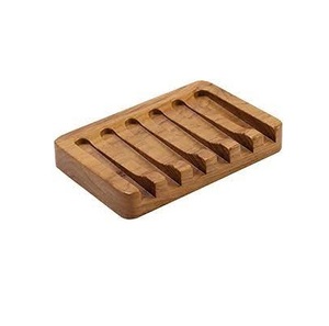 Soporte de madera para jabón hecho a mano, caja de madera Natural ecológica, bandeja, contenedor para baño y cocina - Product Image 3