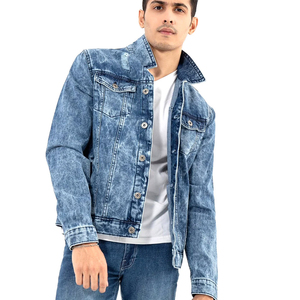 Nouvelles vestes en denim décontractées pour hommes en gros Jeans à coupe ajustée et à séchage rapide dans un style confortable - Product Image 3