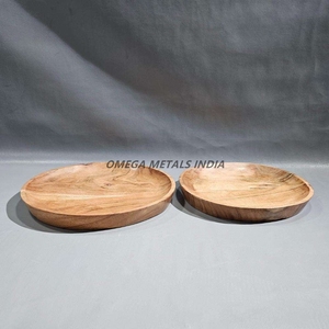 Juego de bandejas de madera de gran venta con ilustraciones abstractas audaces para servir aperitivos de té y café de lujo y estilo ecológico para el hogar - Product Image 6