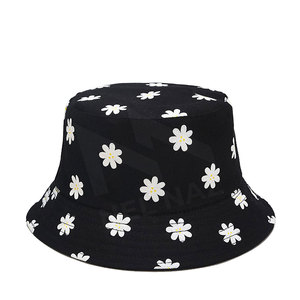 Nouveau design de chapeau seau de sport à séchage rapide été prix de gros vêtements de sport Logo imprimé motif paille fourrure matériel chaîne - Product Image 1