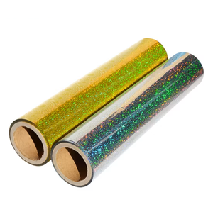 Película PET Holográfica Metalizada de Color, Venta al por Mayor Directa de Fábrica, Pegatinas Adhesivas Brillantes de Arcoíris para Envolver Regalos y Manualidades - Product Image 5