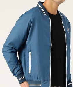 Chaquetas universitarias de lana y cuero para hombre de alta calidad, chaquetas Collage recubiertas de lona Letterman para diseño sin cuello de invierno - Product Image 5