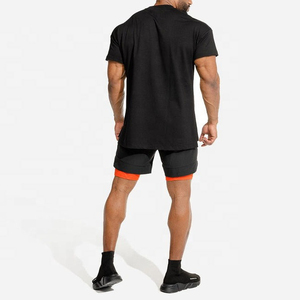 Custom Heavy <b>Weight</b> <b>Blank</b> Tee T Shirt Sportswear Fitness Cotton T-Shirt Vintage Tshirt for Men - Product Image 5