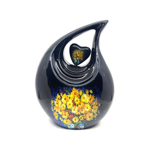 Urnas de cremación en forma de lágrima de aluminio de calidad óptima para distribución a granel a dueños de mascotas Suministros funerarios - Product Image 1