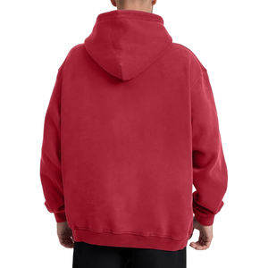 Sweat à capuche délavé à l'acide pour hommes du fabricant OEM de haute qualité 100% coton motif de camouflage d'hiver Logo personnalisé et couleur Vintage ODM - Product Image 3