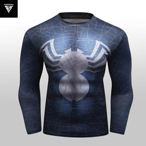 Rash-Guard de Jiu Jitsu à manches longues pour hommes personnalisé Rash-Guard Gentle Strong Gym Rash Guard MMA Rash Guard & Fitness Anti-UV Sublimé - Product Image 2