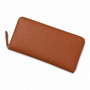 Magasin De Cuir Women's Genuine Leather Bifold <b>Long</b> <b>Wallet</b> with Zipper Closure 12 Cards Capacity Made in Japan - Product Image 5