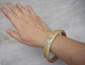 Buffalo Horn Natural Bangles <b>Bracelet</b> Crafting Buffalo Horn Hand Jewelry - Product Image 2