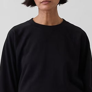 Sudadera Corta Premium para Mujer con Tela de Felpa Suave y Diseño de Hombros Caídos Cómodo para Compradores al por Mayor Precio de Fábrica 2026 - Product Image 2