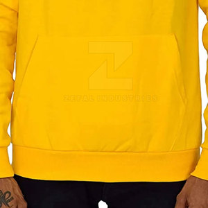 Manches longues DTG/DTF Imprimer Solide 100% Coton Polaire Respirant Casual Hoodies pour Hommes-Haute Qualité Écologique Hiver Mode - Product Image 5