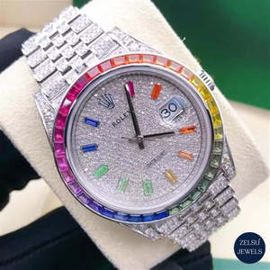 Montre mécanique automatique de luxe 36 mm bicolore avec mouvement ETA et bracelet en or blanc - Product Image 2