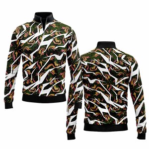Chaqueta de sudor con cremallera de cuarto personalizada de alta calidad para hombres y mujeres, ropa deportiva para jóvenes, jersey de equipo de secado rápido - Product Image 3