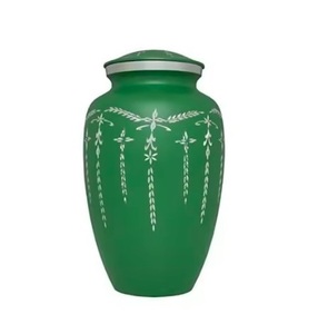 Urnes de crémation en métal de qualité supérieure pour les cendres, urne funéraire humaine adulte, urnes décoratives commémoratives, vente chaude de fournisseur en gros - Product Image 1