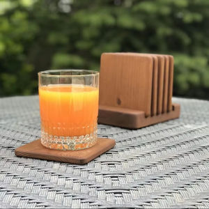 เสื่อถาดรองแก้วไม้ทรงกลมทำด้วยมือสำหรับผ้าปูโต๊ะและเครื่องครัวสินค้าขายส่งคุณภาพสูงจากเวียดนาม - Product Image 1