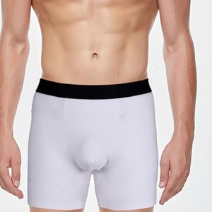 Calzoncillos bóxer versátiles de algodón para uso diario para hombre con tela transpirable que absorbe la humedad, cintura elástica suave, costuras duraderas - Product Image 2