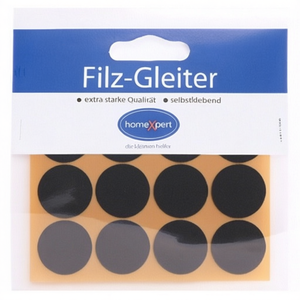 Deslizadores de Fieltro Autoadhesivos Marrones de 12 Piezas para Alfombras y Protectores de 22 mm - Product Image 2