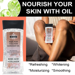 5D Gluta Ácido Kójico orgánico colágeno Gel aceite reparación brillante cuidado de la piel Aceite Corporal África piel vitalizante hidratante antienvejecimiento - Product Image 3