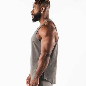 Débardeurs sans manches à séchage rapide pour hommes, vêtements pour hommes, grande taille, 100% coton, polyester - Product Image 5