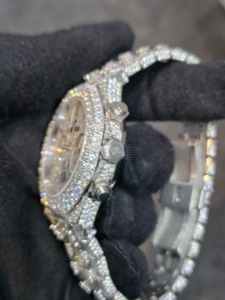 Iced 925 Moissanite <b>Watch</b> <b>for</b> Hop Vvs Quality Vvs1 Jewelry <b>Women</b> Diamond Pass Tester 100% Out Hip 925 Moissanite <b>Watch</b> - Product Image 5