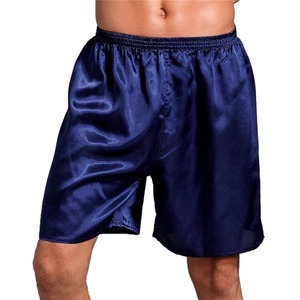 Shorts pour hommes brillant soie Satin été plage homme vêtements d'été pour hommes sport décontracté homme pyjamas vêtements de sport - Product Image 3