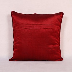 ปลอกหมอนอิงผ้าปะต่อสีแดงเข้มปลอกหมอนหรูหราและปลอกหมอนอิง - Product Image 2