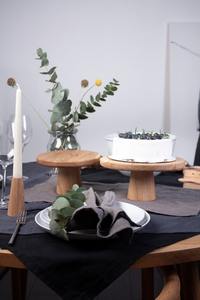 Soporte para Tartas de Acacia con logotipo personalizado-OEM/ODM para panaderías y marcas - Product Image 3