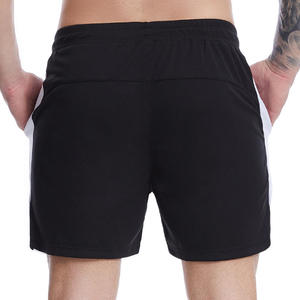 Shorts de sport pour homme, entraînement musculaire, jogging, course à pied, logo personnalisé, toile élastique respirante, tricot, taille mi-haute, basketball, fitness, salle de sport - Product Image 2