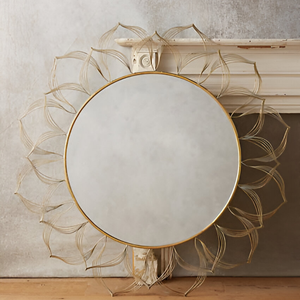 Venta al por mayor de espejos de pared para salas de estar diseños decorativos de lujo a granel para casas modernas para la decoración del hogar precio bajo - Product Image 5