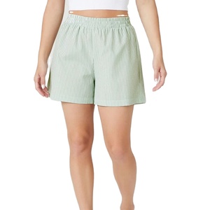 Hecho en fábrica Material transpirable Tamaño adulto Mujeres Pantalones cortos a rayas Nuevo estilo Streetwear Mujeres Pantalones cortos a rayas - Product Image 1