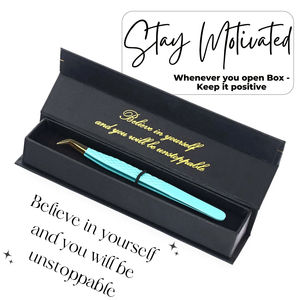 Pinzas Profesionales Premium de Acero Inoxidable para Pestañas, Antimagnéticas, Punta Suave, 10 mm de Longitud, Extensiones Clásicas de Volumen, Personalizadas - Product Image 6